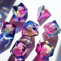 Critical Role Air Ashari Dice Set- Dice And Dice Bags