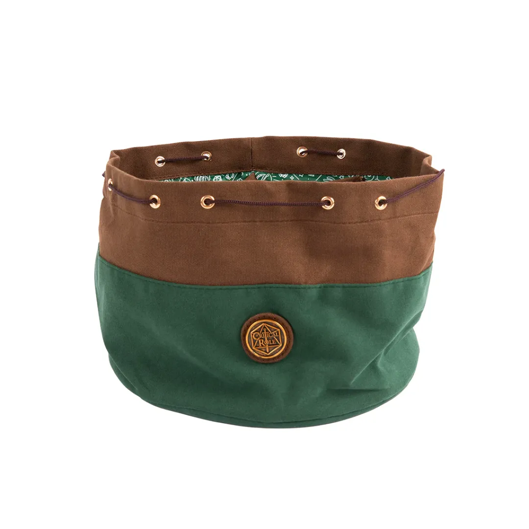 Critical Role Bailey's Green Dice Bag of Hoarding- Dice And Dice Bags