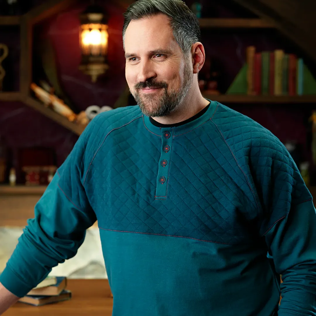 Critical Role Beauty of Exandria: The Wildes - Fjord Stone Henley Long Sleeve Shirt- Sweaters & Hoodies