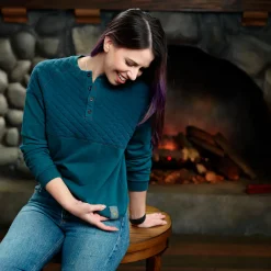 Critical Role Beauty of Exandria: The Wildes - Fjord Stone Henley Long Sleeve Shirt- Sweaters & Hoodies