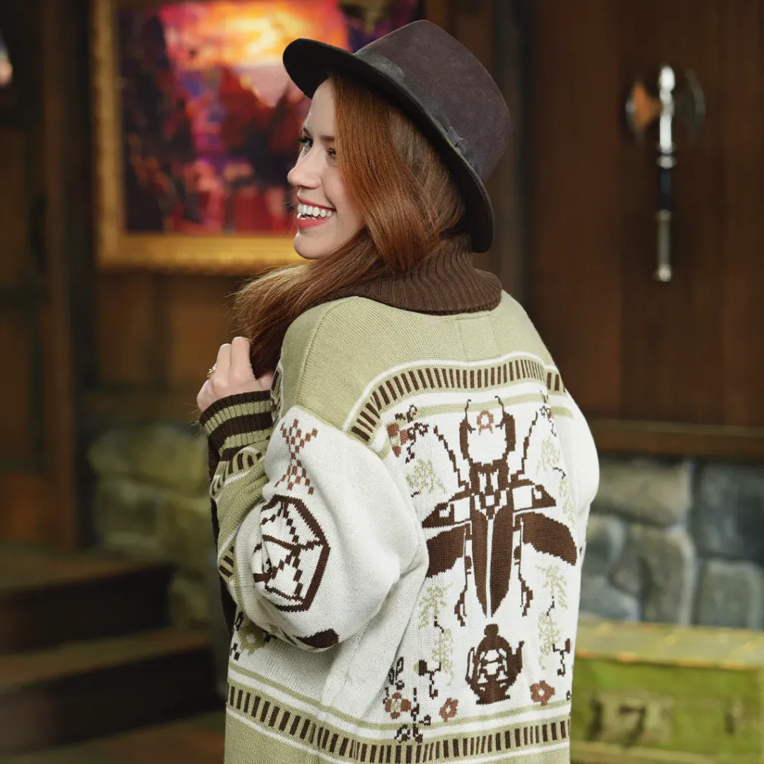 Critical Role Beauty of Exandria: The Wildes - Caduceus Clay Cardigan Sweater- Sweaters & Hoodies