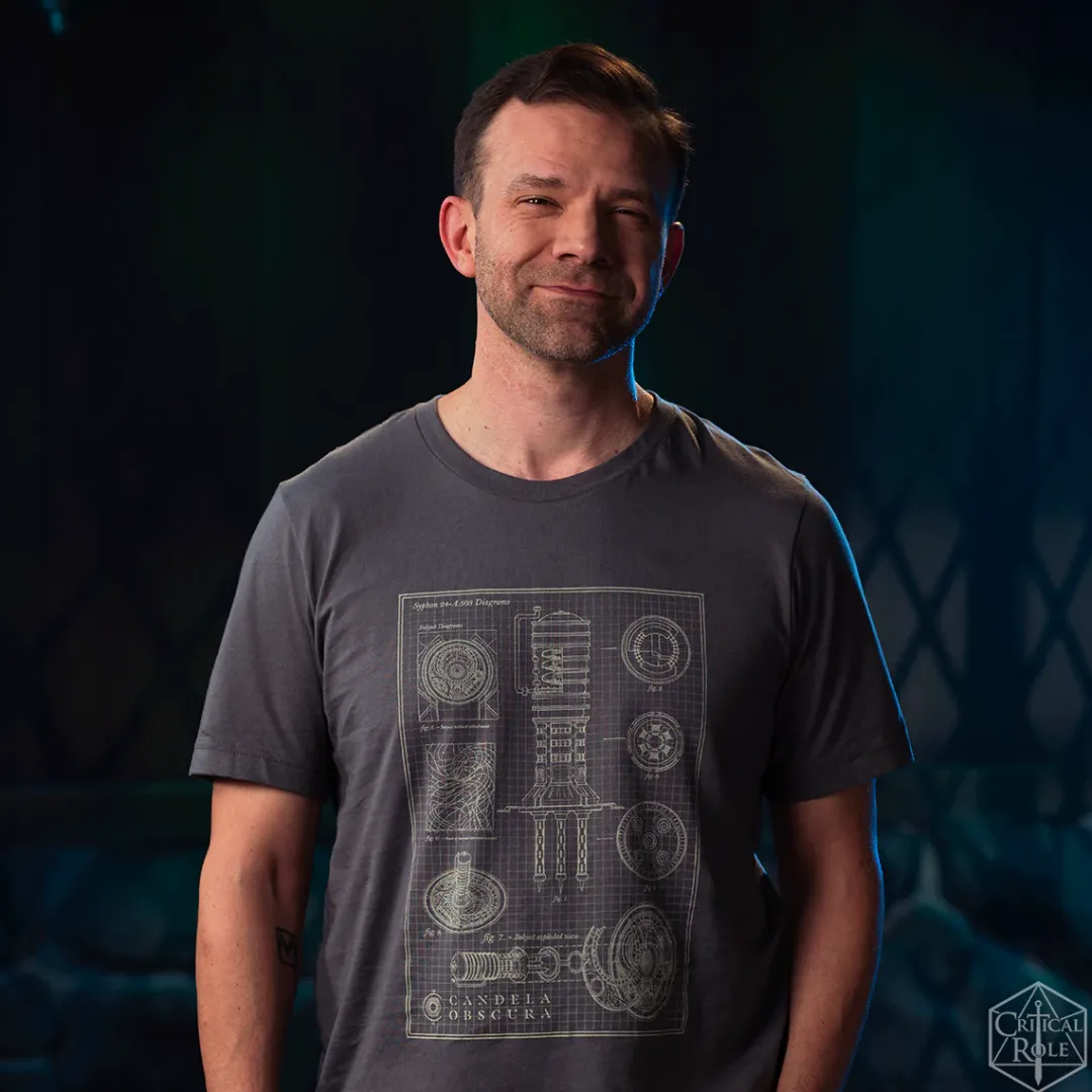 Critical Role Candela Obscura Blueprint T-Shirt- T-shirts