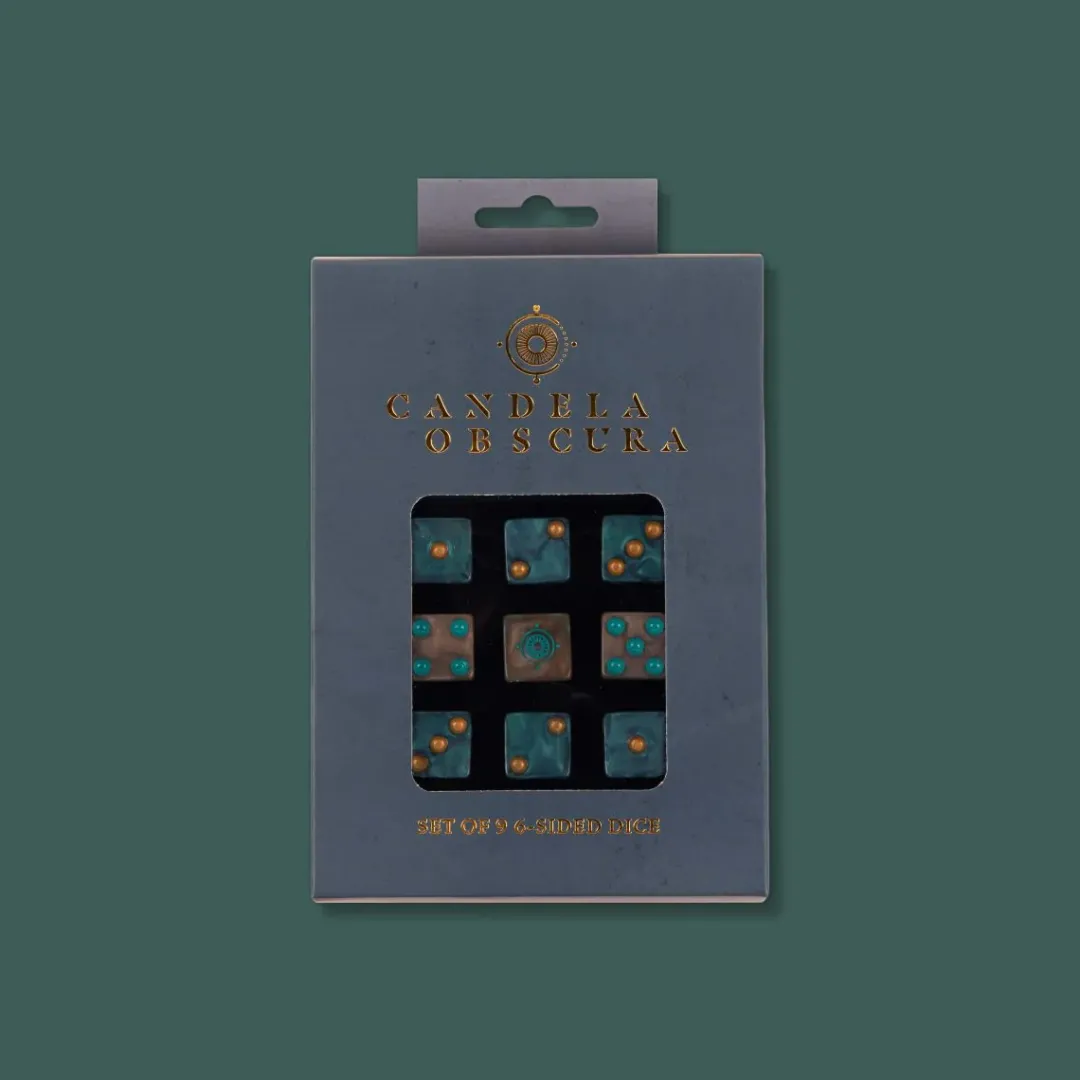 Critical Role Candela Obscura Dice Set- Dice And Dice Bags