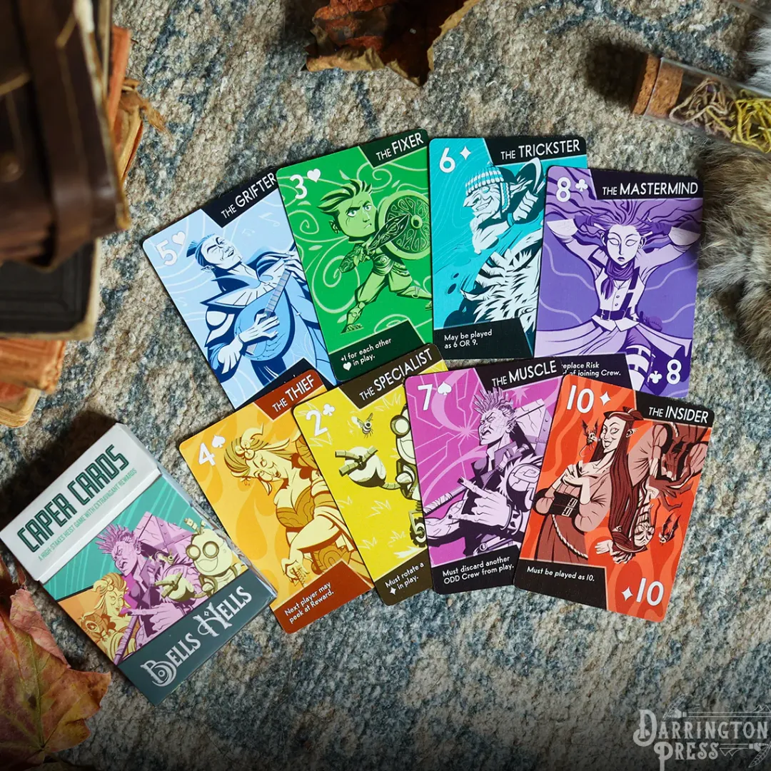 Critical Role Caper Cards: Bells Hells- Puzzles And Games