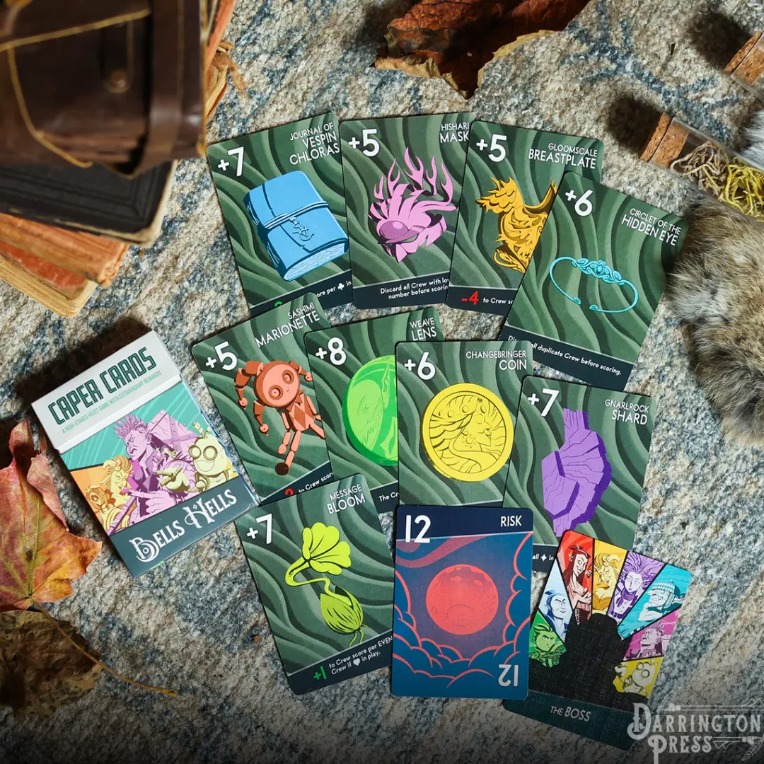 Critical Role Caper Cards: Bells Hells- Puzzles And Games