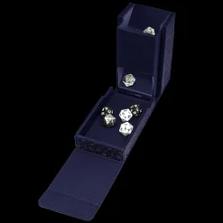 Critical Role Bells Hells Pattern Printed Leatherette Dice Tower- Dice And Dice Bags