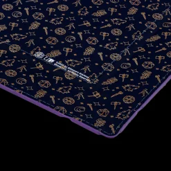 Critical Role Bells Hells Pattern Printed Leatherette Folding Dice Tray- Dice And Dice Bags