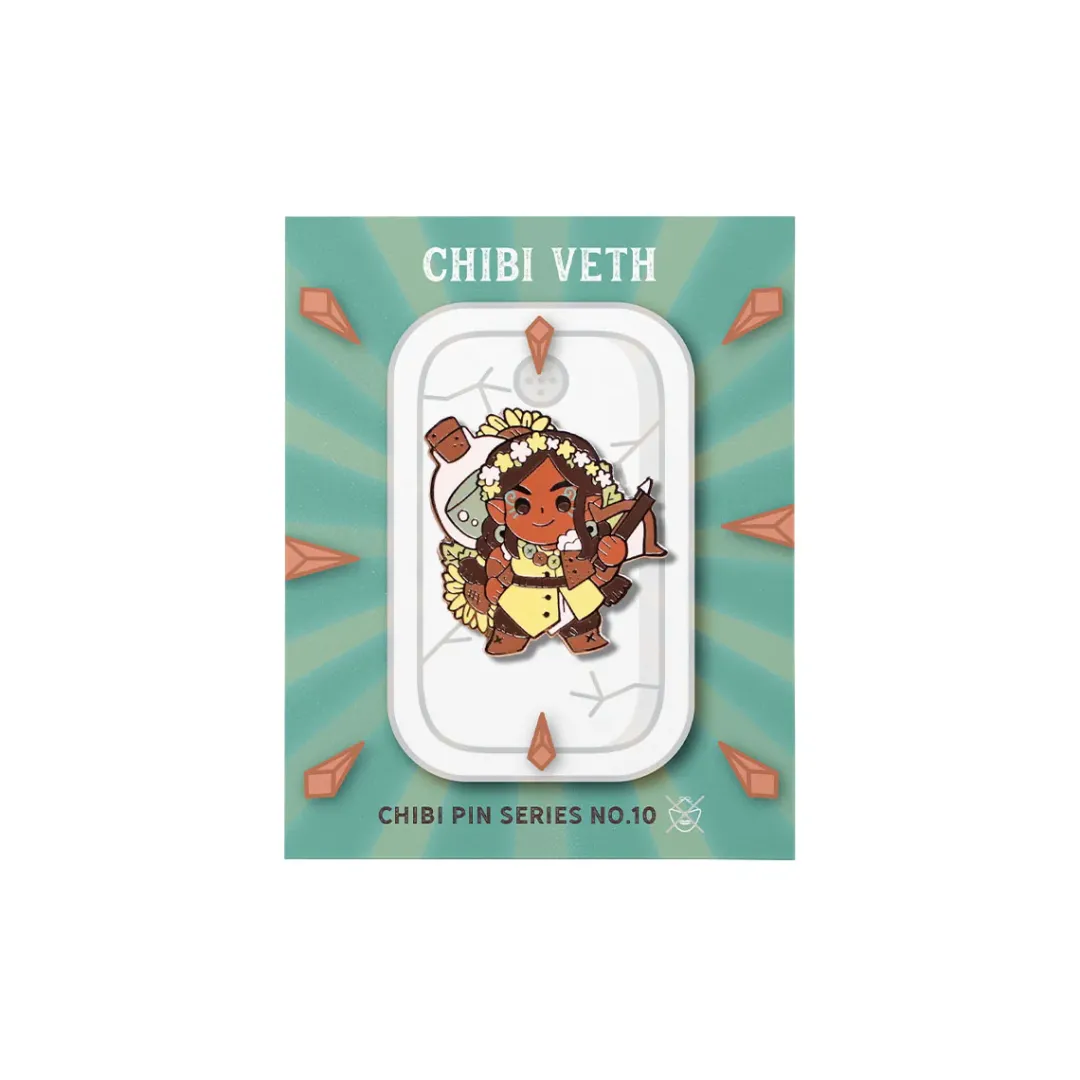 Critical Role Chibi Pin No. 10 - Veth Brenatto- Pins