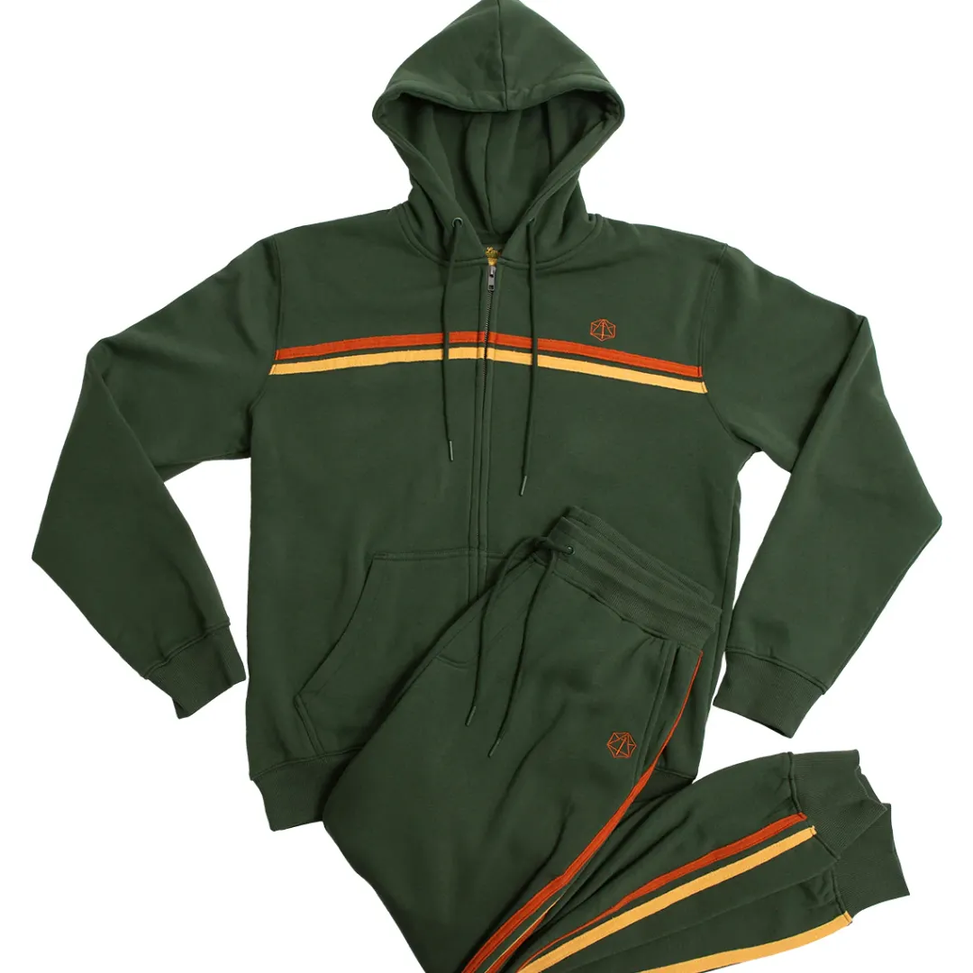 Critical Role Green Retro Hoodie- Sweaters & Hoodies