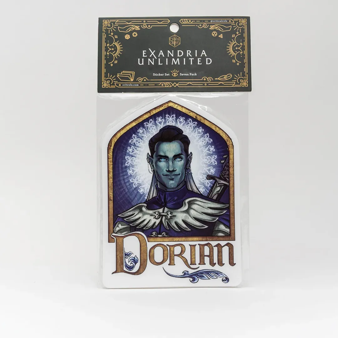 Critical Role Exandria Unlimited Sticker Set 7-Pack- Decals And Stickers