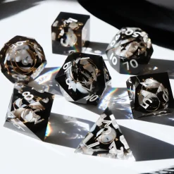 Critical Role Matron of Ravens Dice Set- Dice And Dice Bags