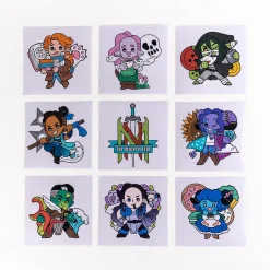 Critical Role Mighty Nein Chibi Vinyl Decals- Decals And Stickers
