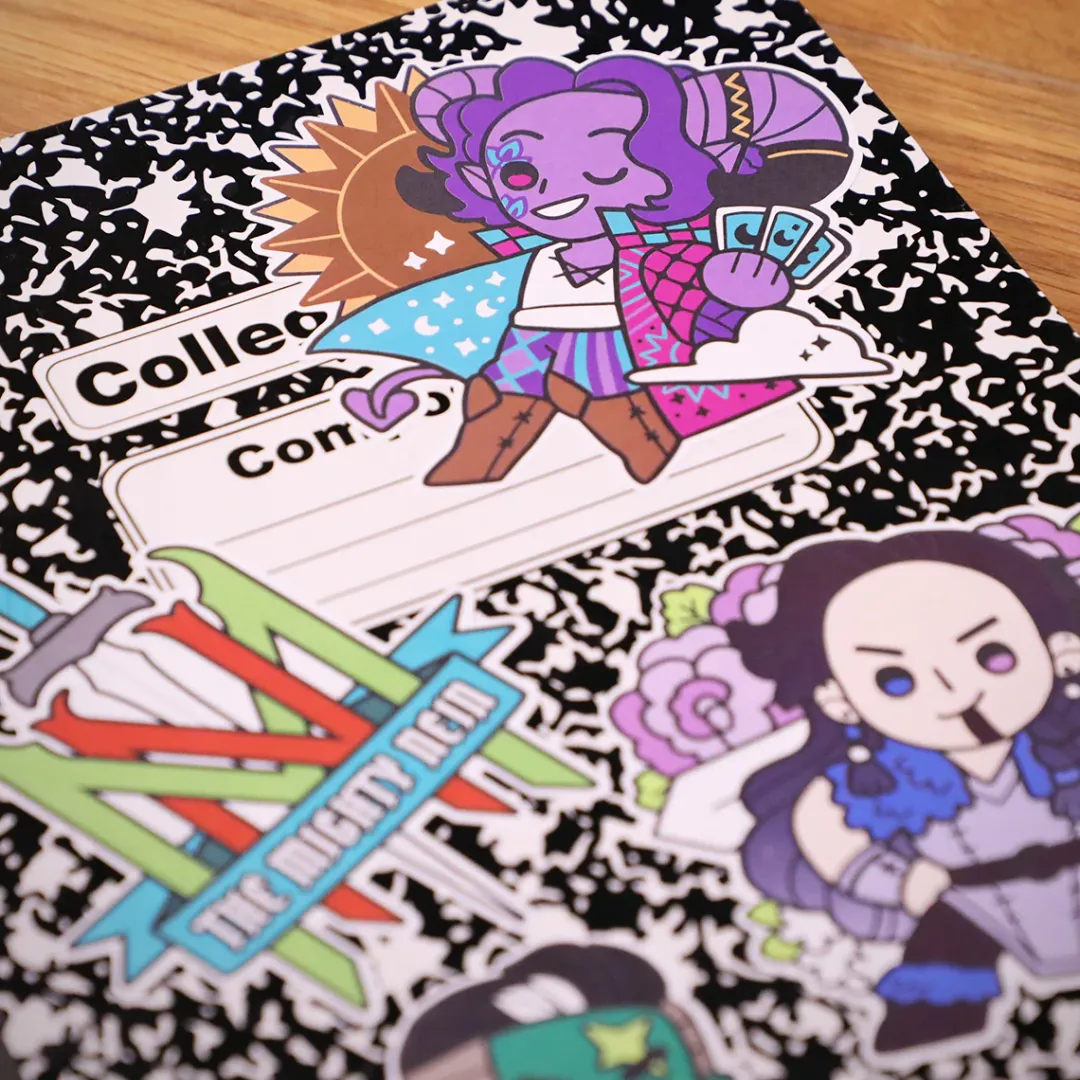 Critical Role Mighty Nein Chibi Vinyl Decals- Decals And Stickers