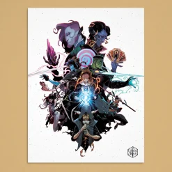 Critical Role Mighty Nein 50th Episode Art Print by Matteo Scalera & Moreno Dinisio- Prints