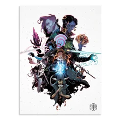 Critical Role Mighty Nein 50th Episode Art Print by Matteo Scalera & Moreno Dinisio- Prints
