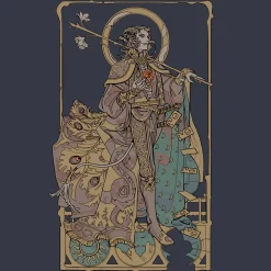 Critical Role Mollymauk Tealeaf "Long May He Reign" T-Shirt- T-shirts