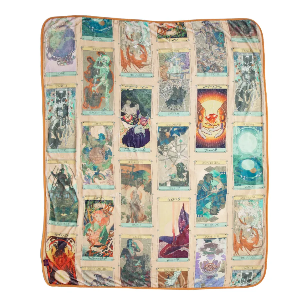 Critical Role Oracle of the Moon Tarot Blanket- Blanket