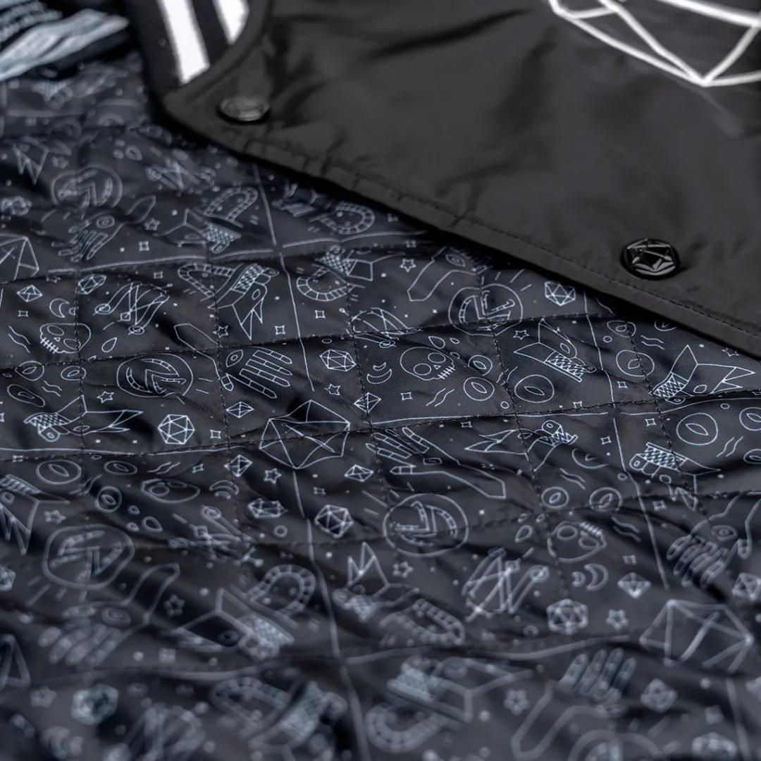 Critical Role Take a Chance Roll the Dice Bomber Jacket- Jackets