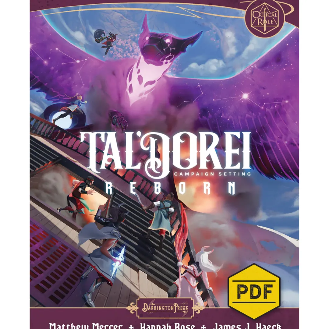 Critical Role Tal'Dorei Campaign Setting Reborn (PDF)- Books|Puzzles And Games