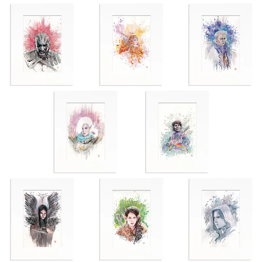Critical Role Vox Machina Character Art Prints by David Mack- Prints