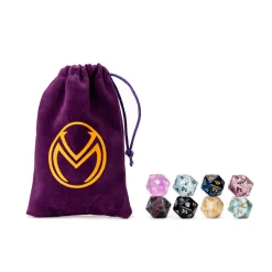 Critical Role Vox Machina d20 Dice Set- Dice And Dice Bags