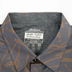 Critical Role Vox Machina Weapons Button Down Short Sleeve Shirt- Polo & Button Down Shirts